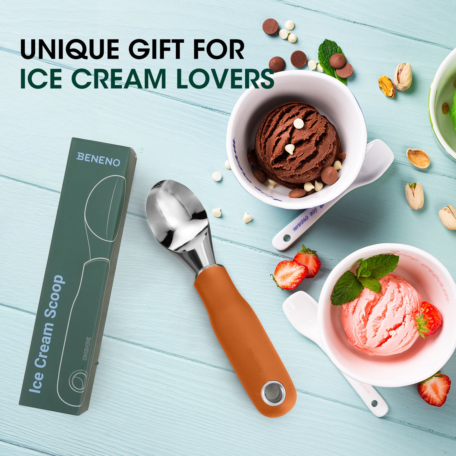 Beneno Ice Cream Scoop Orange