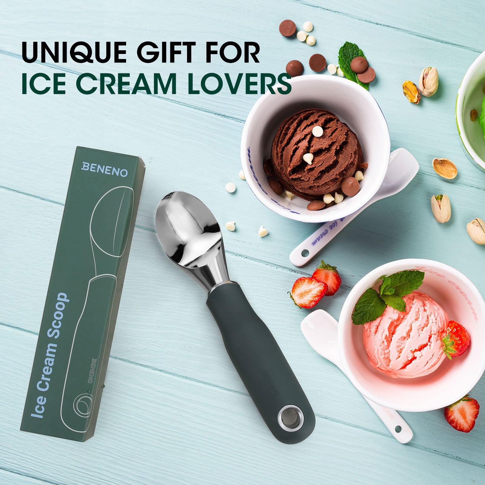 Beneno Ice Cream Scoop Green