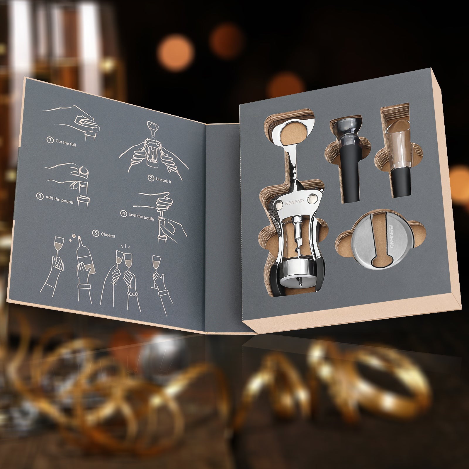 Beneno Wine Accessories Gift Boxes