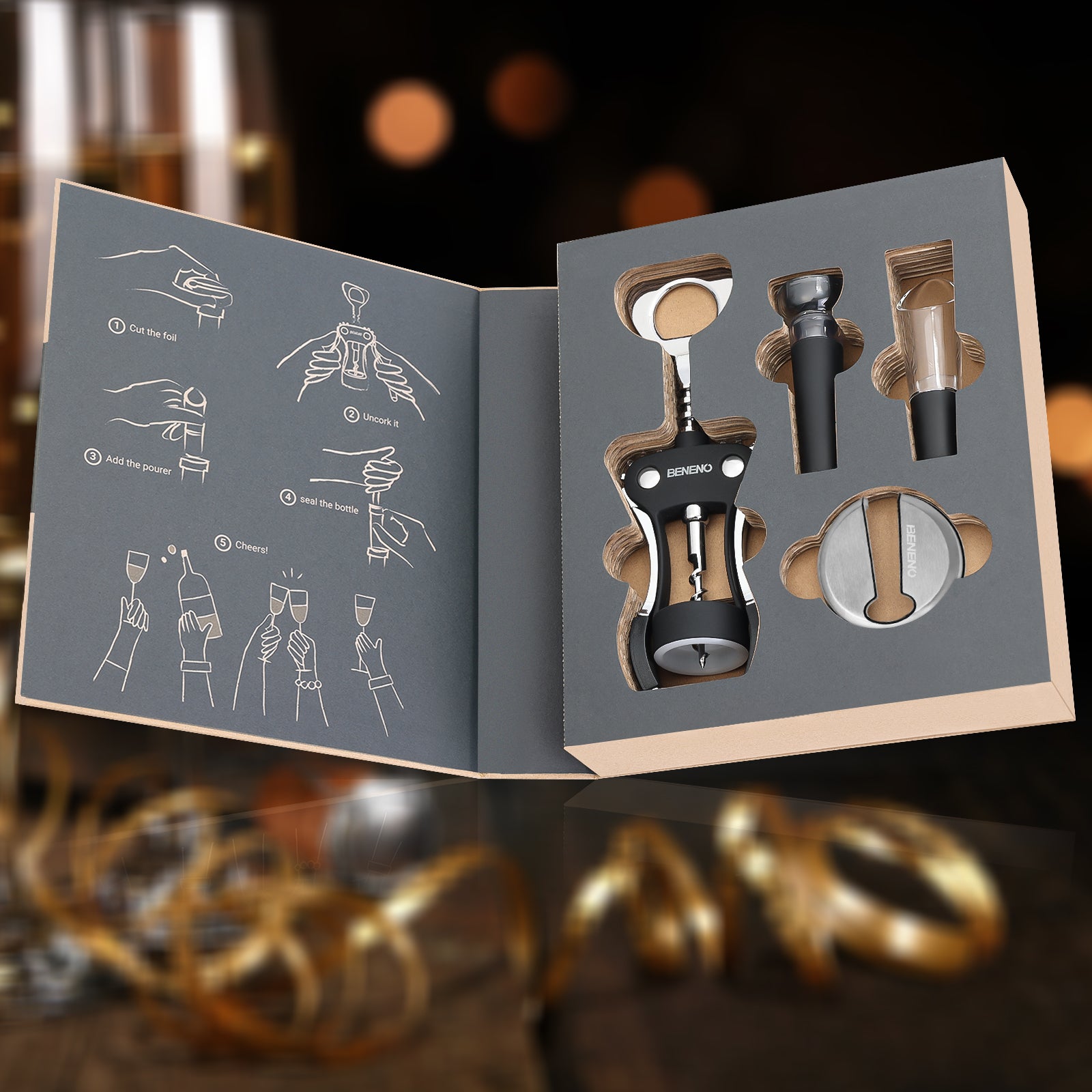 Beneno Wine Accessories Gift Boxes