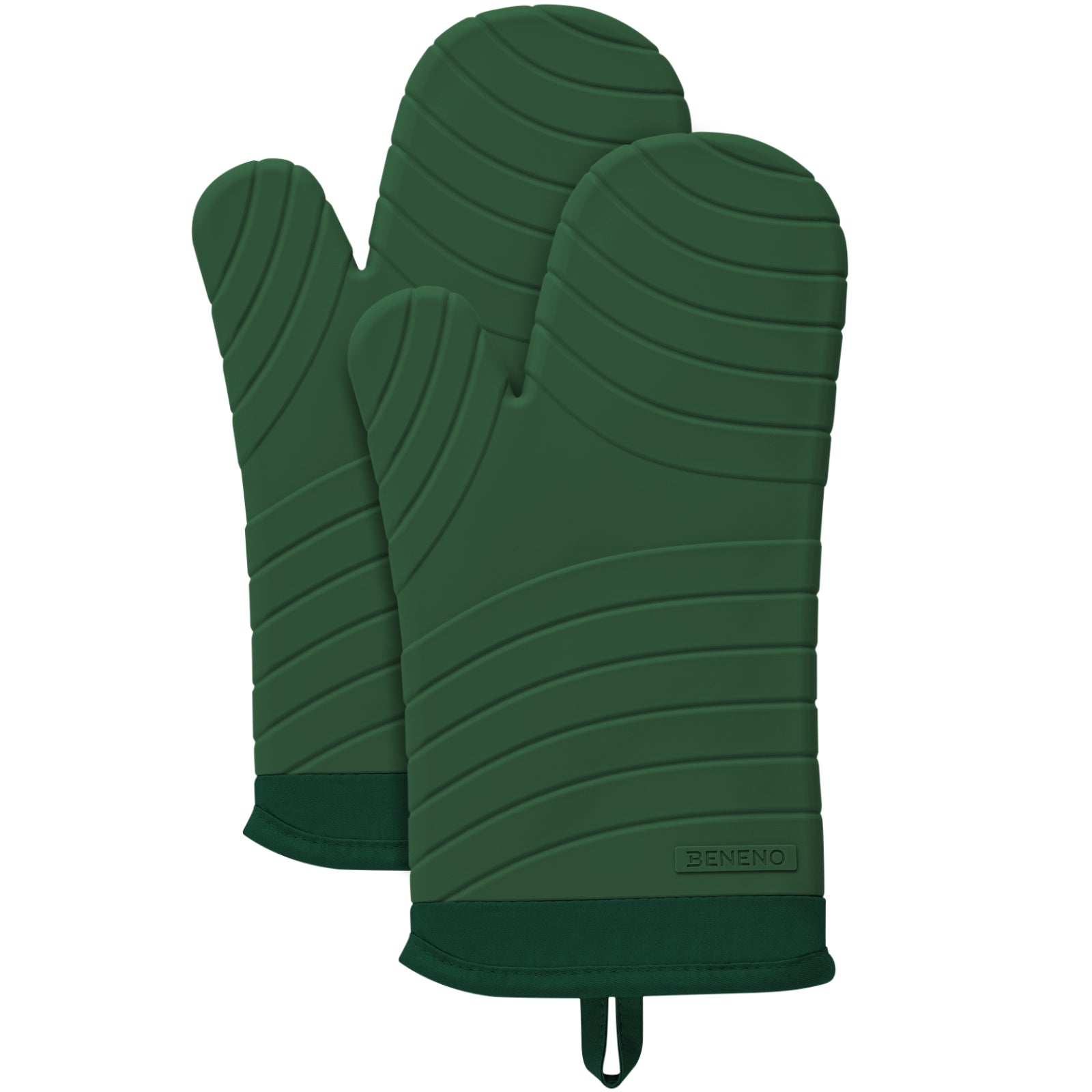 Beneno All-Silicone Arc-Shaped Oven Mitts – 2pcs