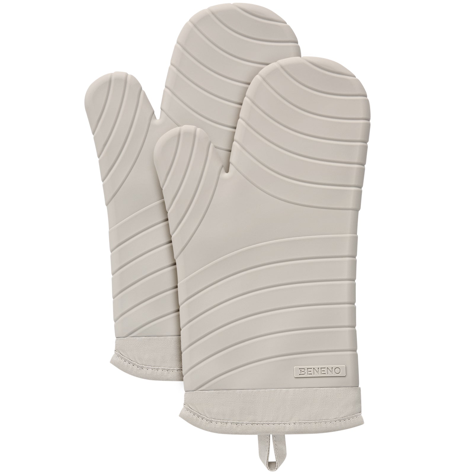 Beneno All-Silicone Arc-Shaped Oven Mitts – 2pcs