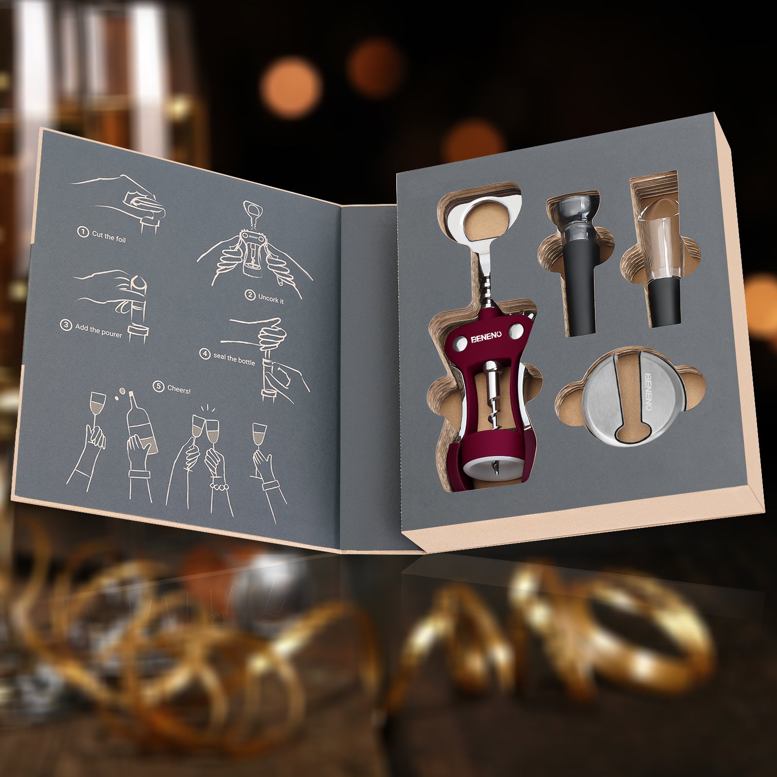 Beneno Wine Accessories Gift Boxes