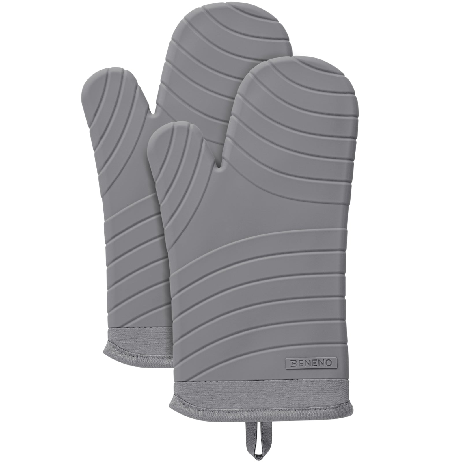 Beneno All-Silicone Arc-Shaped Oven Mitts – 2pcs