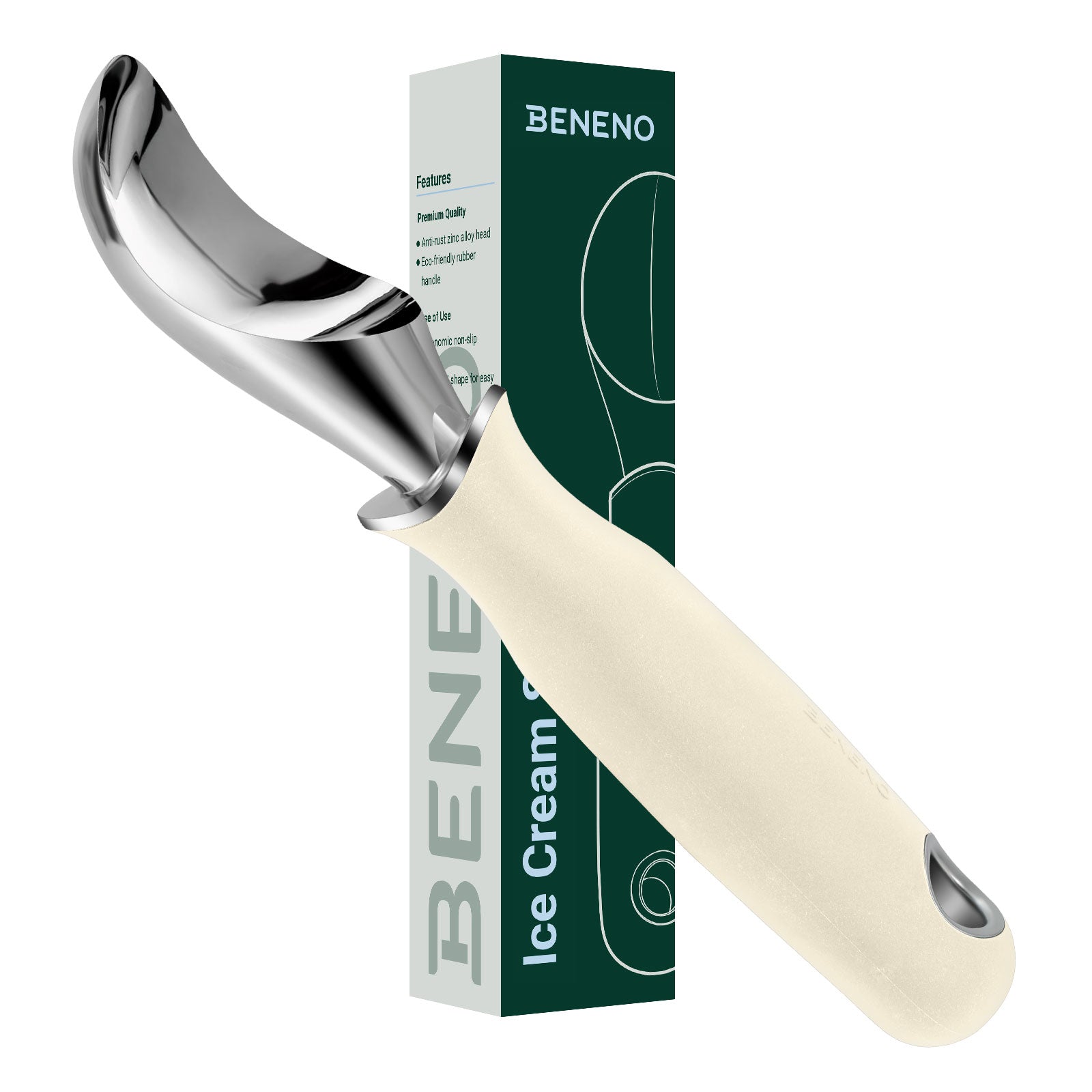 Beneno Ice Cream Scoop Beige