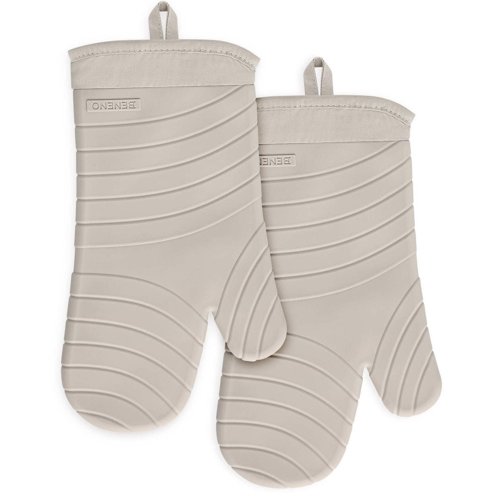 Beneno All-Silicone Arc-Shaped Oven Mitts – 2pcs