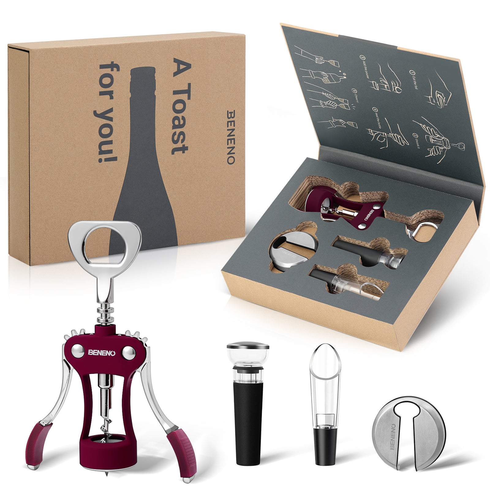 Beneno Wine Accessories Gift Boxes