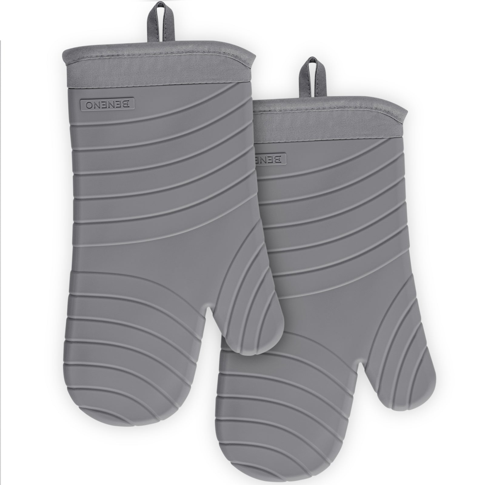 Beneno All-Silicone Arc-Shaped Oven Mitts – 2pcs