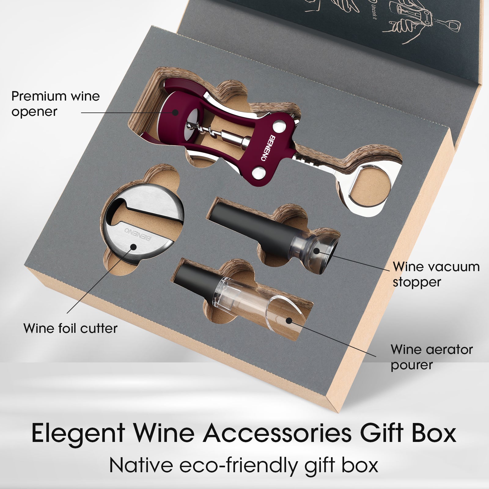 Beneno Wine Accessories Gift Boxes