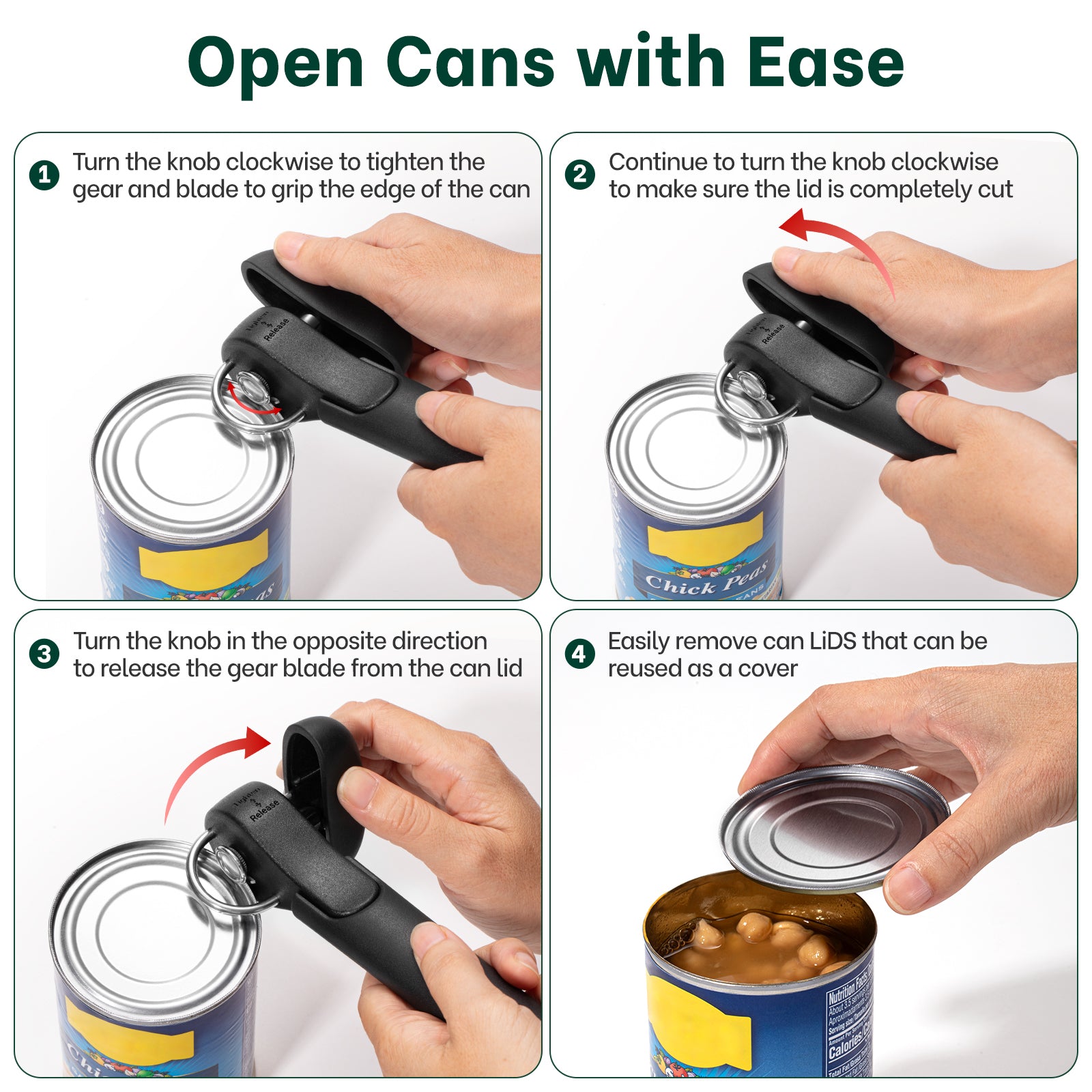 Beneno 2025 New Safety Can Opener