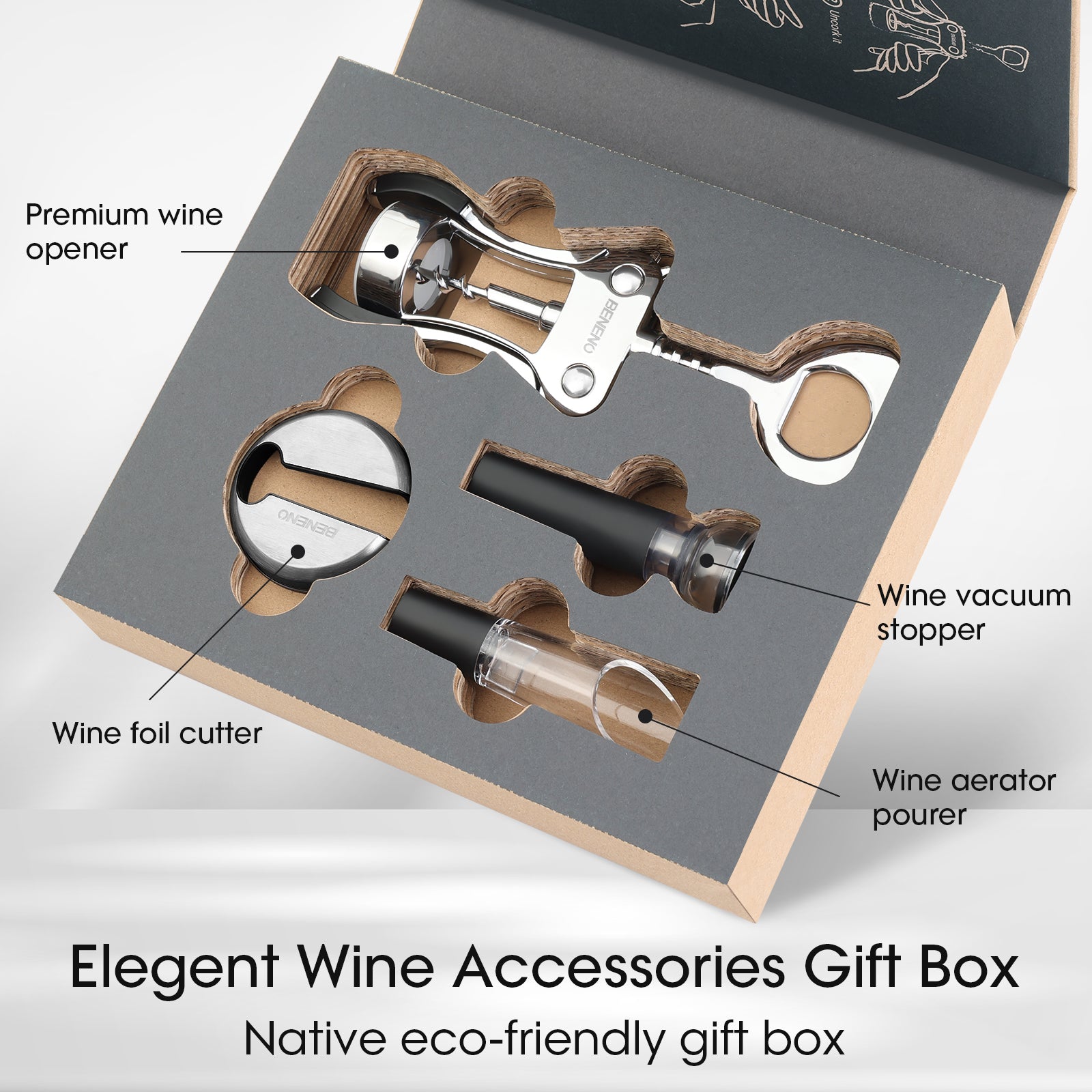 Beneno Wine Accessories Gift Boxes
