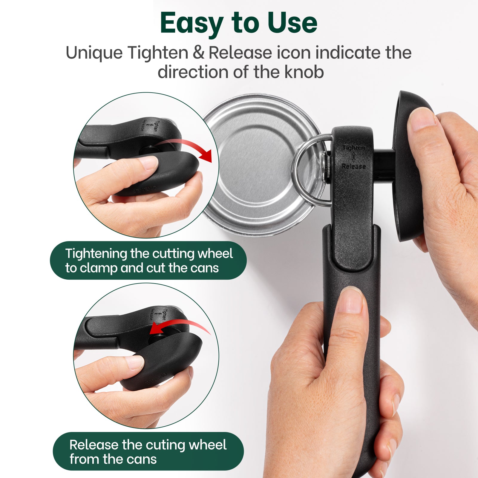Beneno 2025 New Safety Can Opener