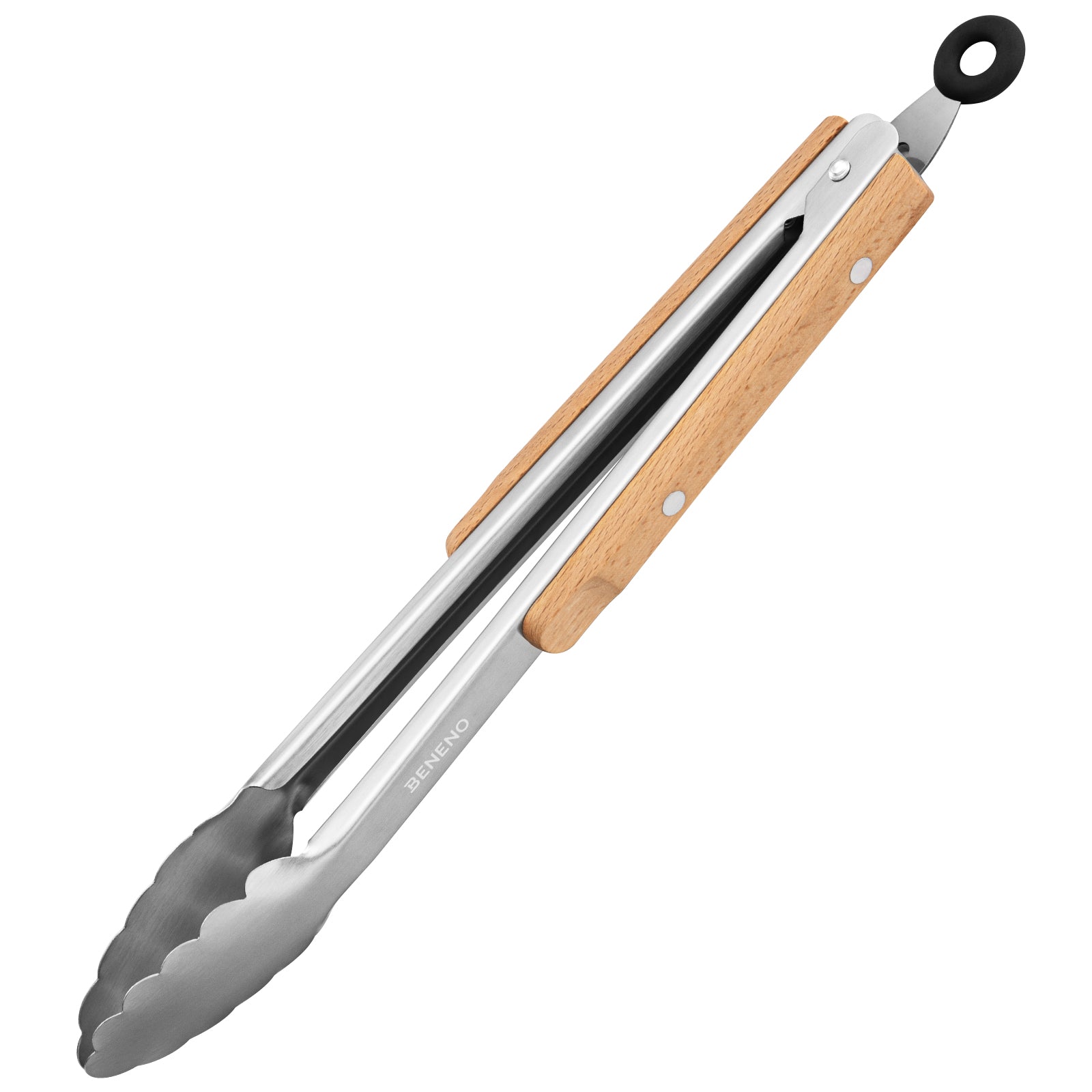 Beneno Heat Resistant Food-Grade Stainless Steel Kitchen Tongs