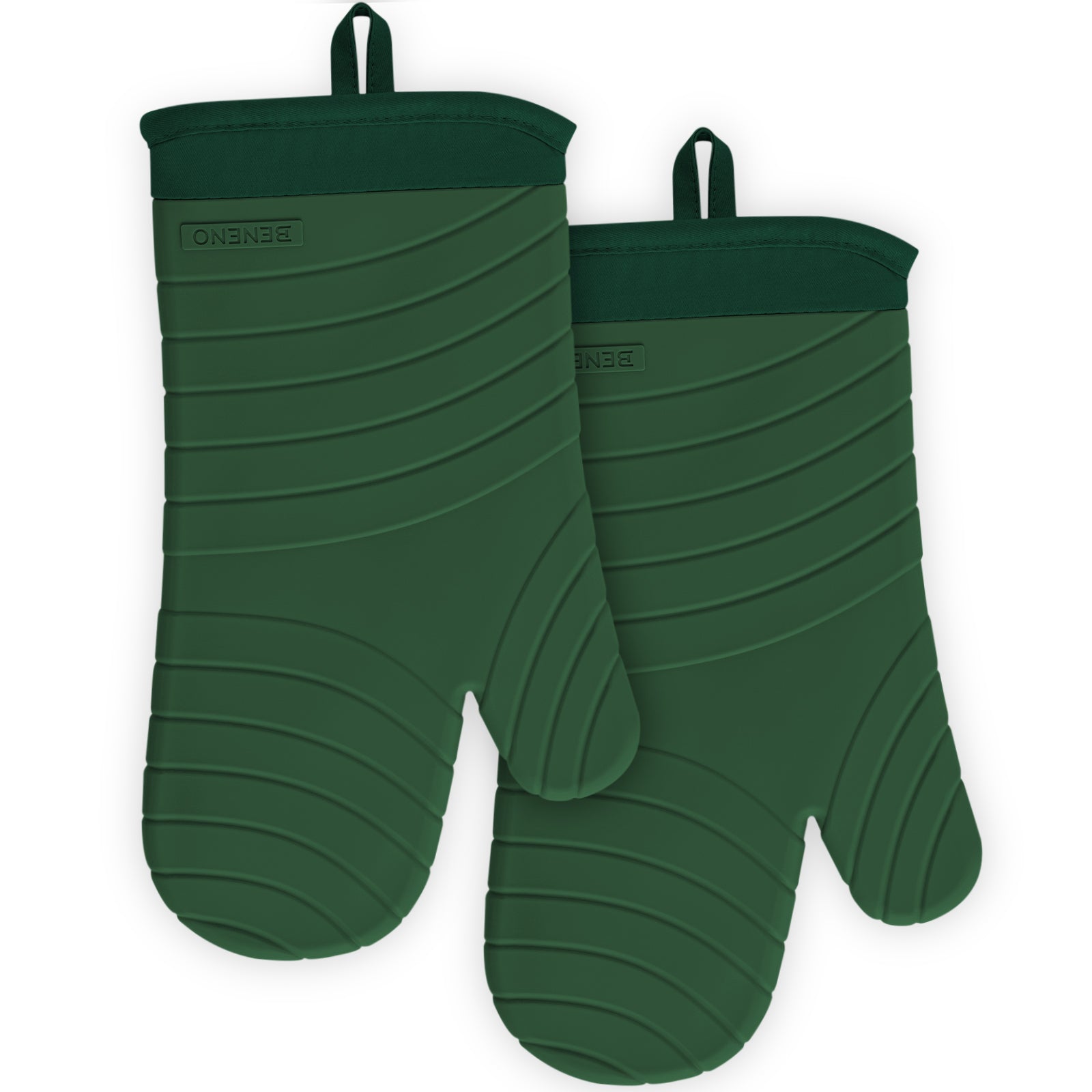 Beneno All-Silicone Arc-Shaped Oven Mitts – 2pcs